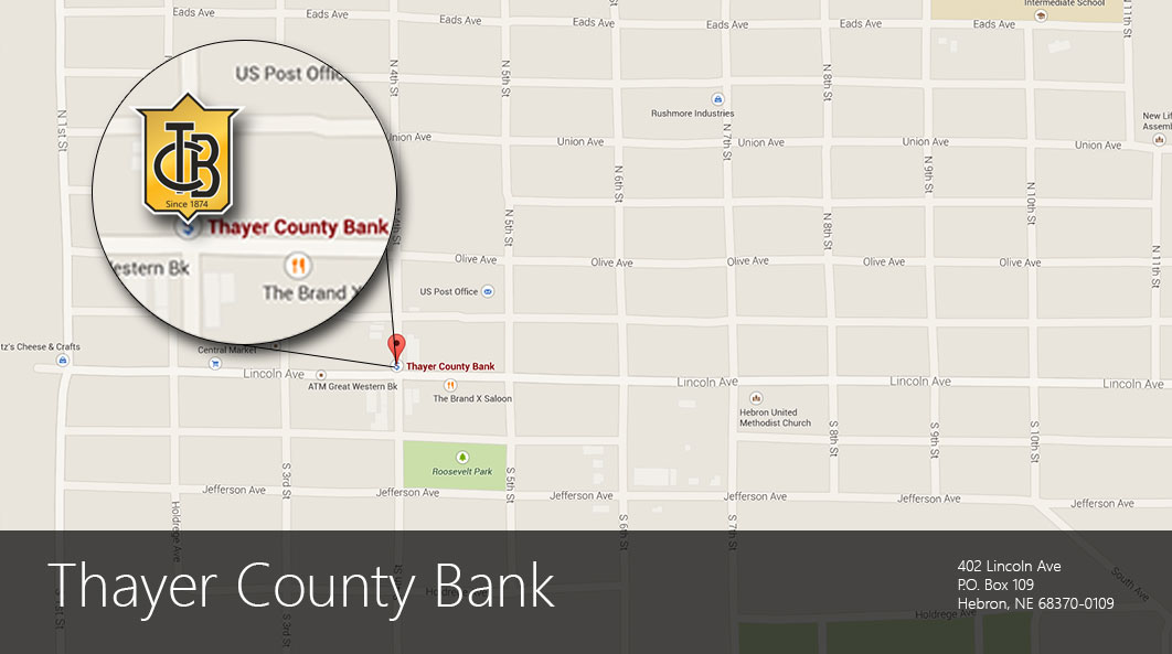 Thayer County Bank Location